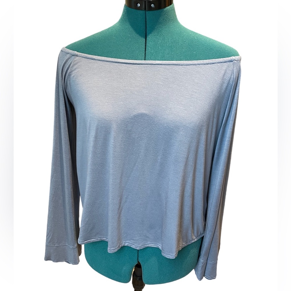 Feel the piece Terre Jacobs off the shoulder bell sleeves loose fit
